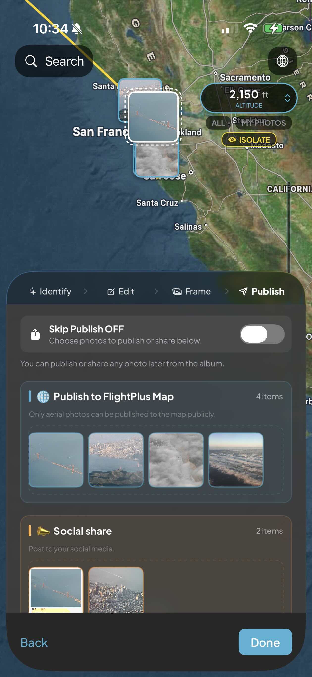 Publish your flight album